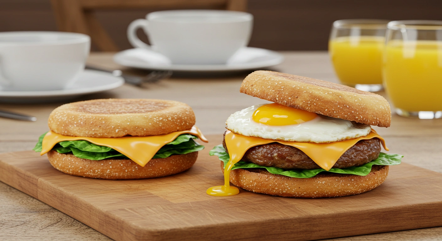 sausage breakfast sandwich