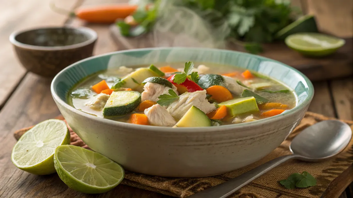 What are the benefits of caldo de pollo?