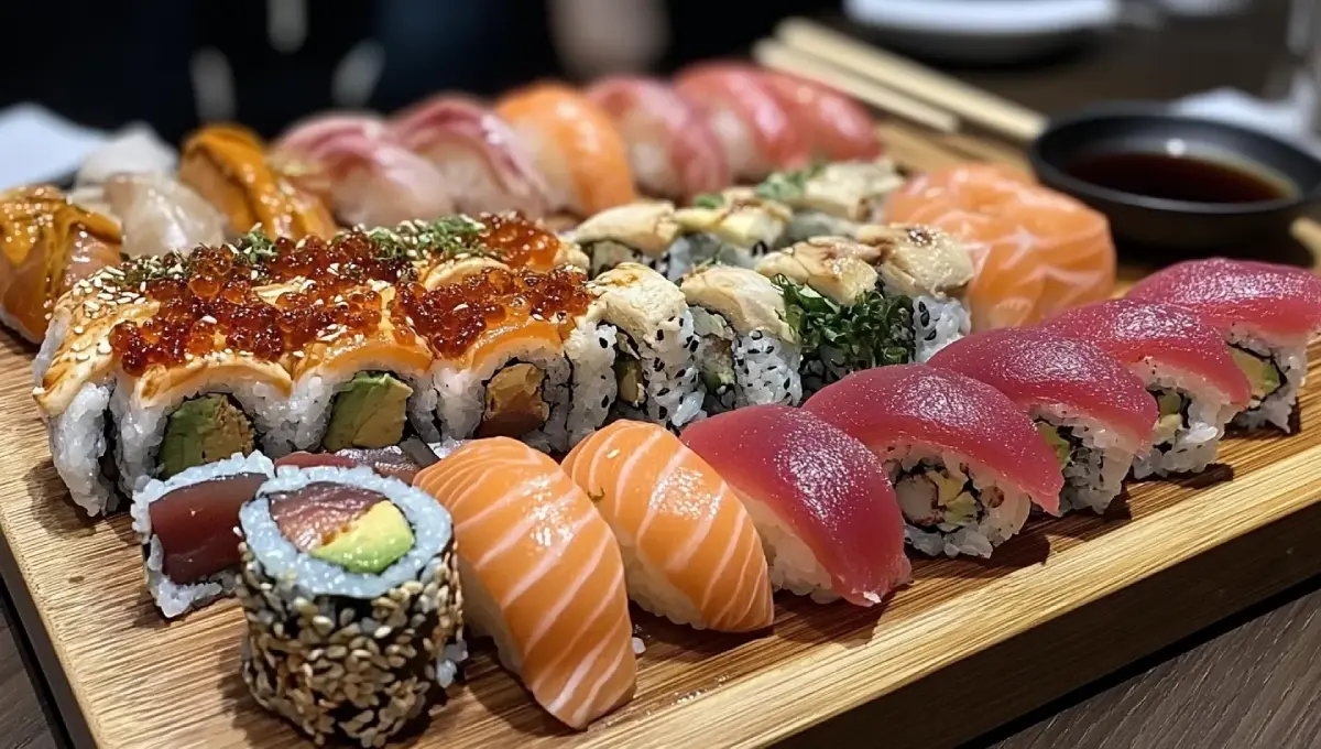 What are the three main types of sushi