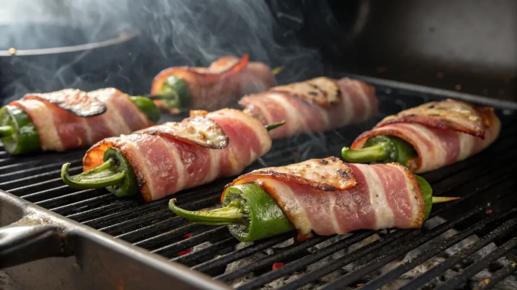 Texas Twinkies on a grill