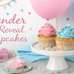 gender reveal cupcakes