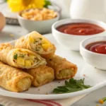 Breakfast egg rolls