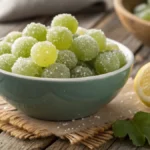 sour frozen grapes