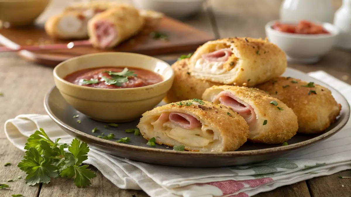 Ham and Cheese Bread Rolls
