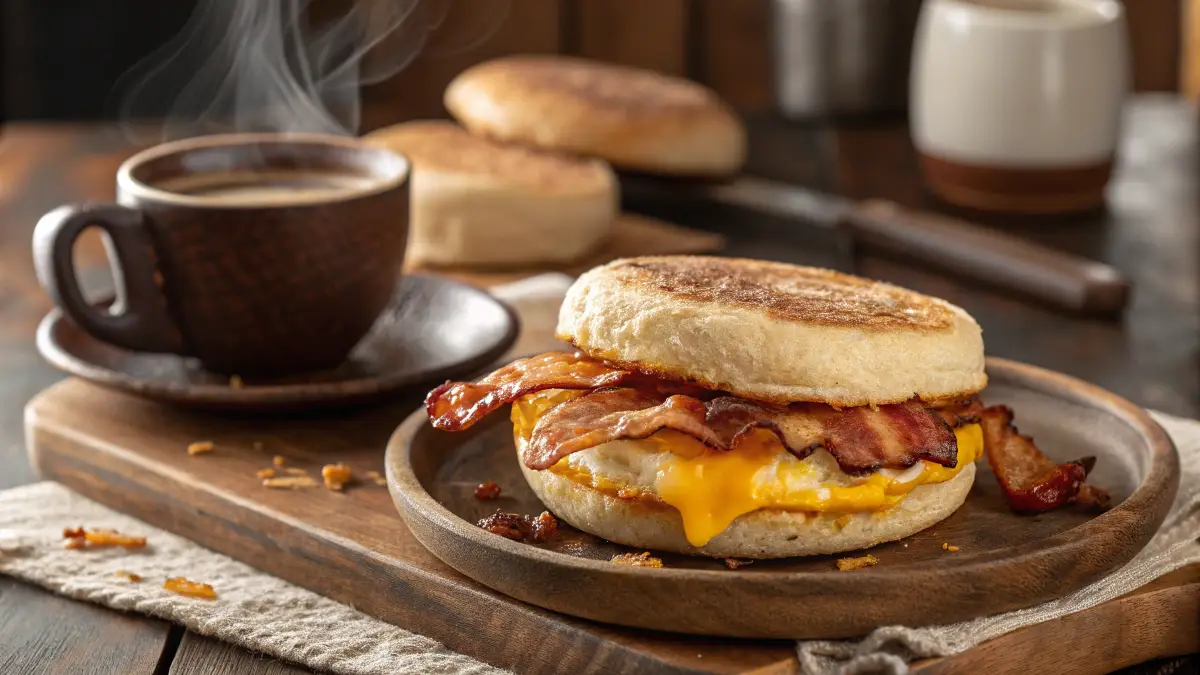 English Muffin Breakfast Sandwiches