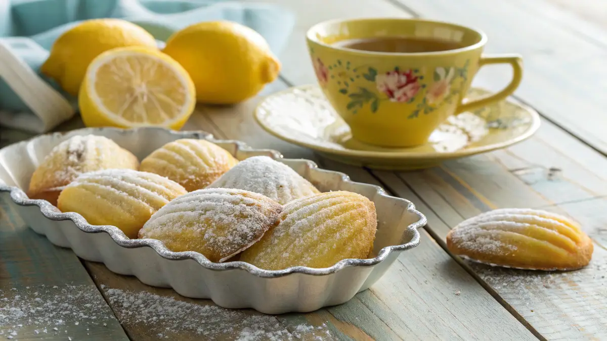 Lemon & Greek Yogurt Madeleines