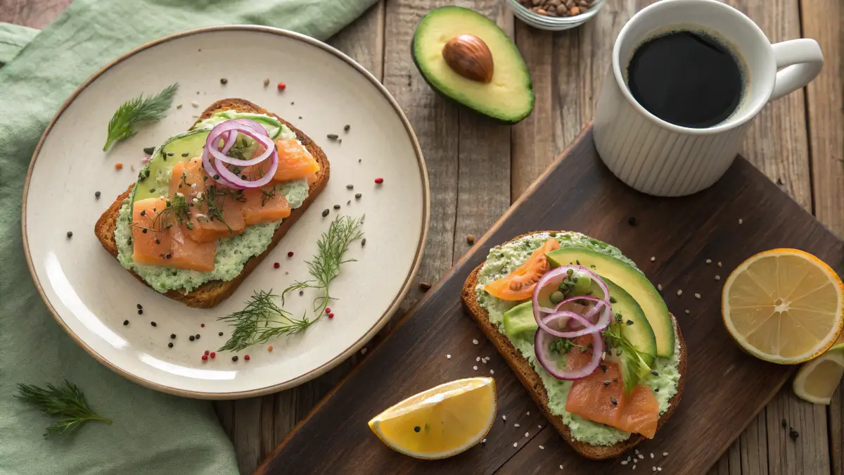 Creamy Avocado & Smoked Salmon Toast