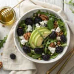 Blackberry Bliss Salad with Creamy Avocado & Peppery Arugula